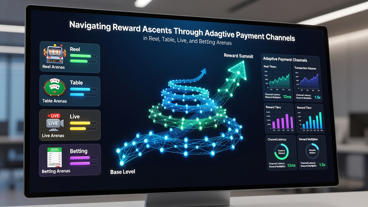 Diagram showing reward tier progression linked to payment channel choices in gaming platforms