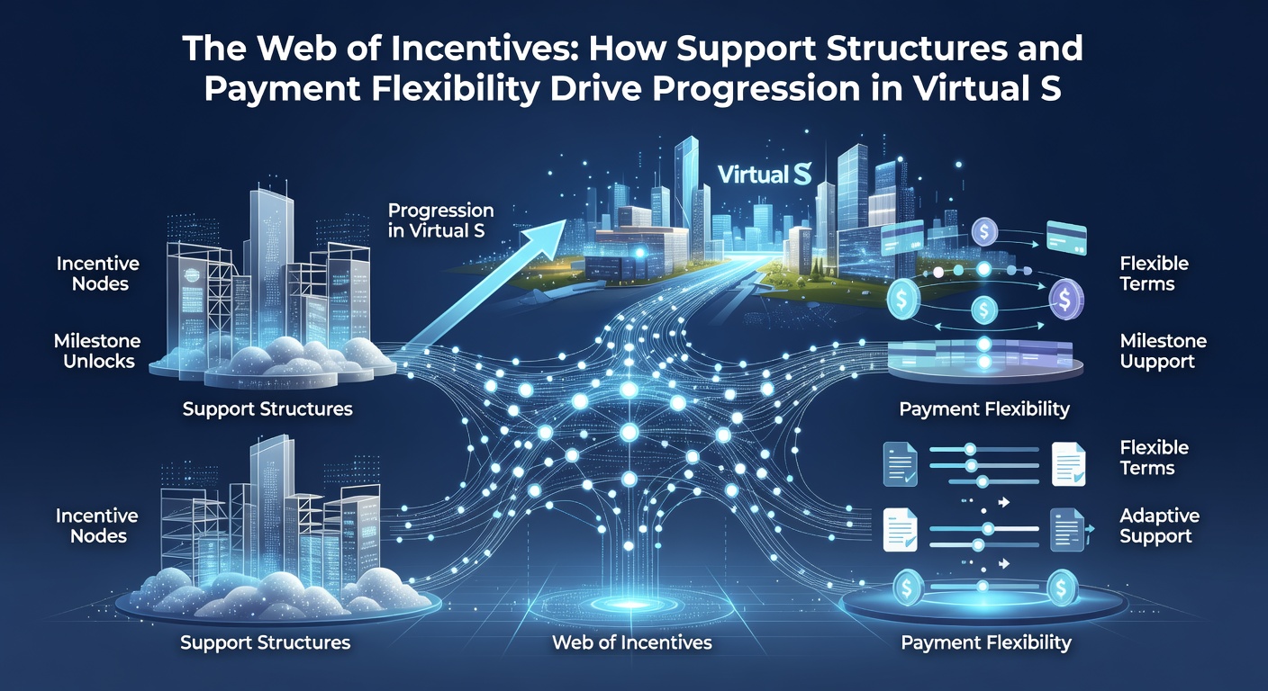 Visual representation of payment flow and support integration in virtual casino and sports platforms
